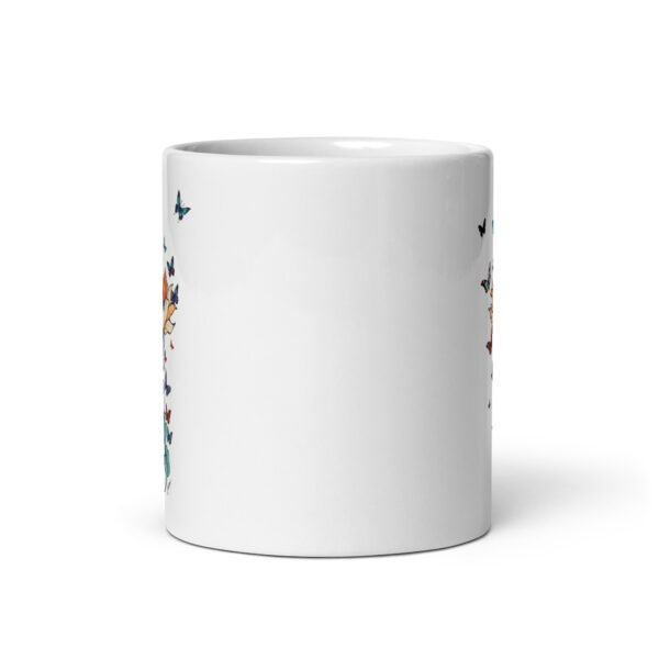 Mug blanc - papillon