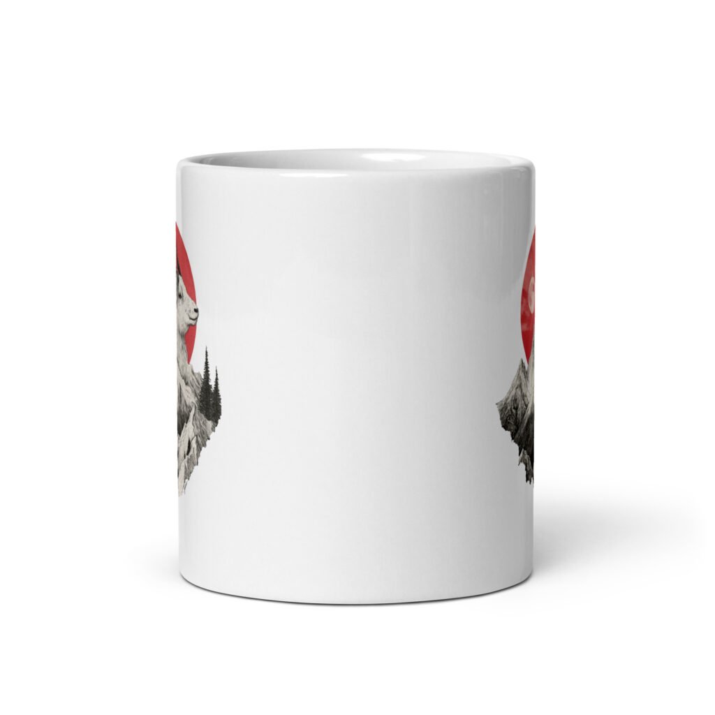 Mug blanc - mountain goat