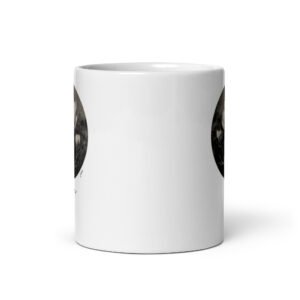 Mug blanc - Dark flower – Image 3