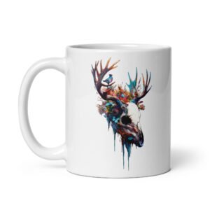 Mug blanc - Dreamy skull – Image 2