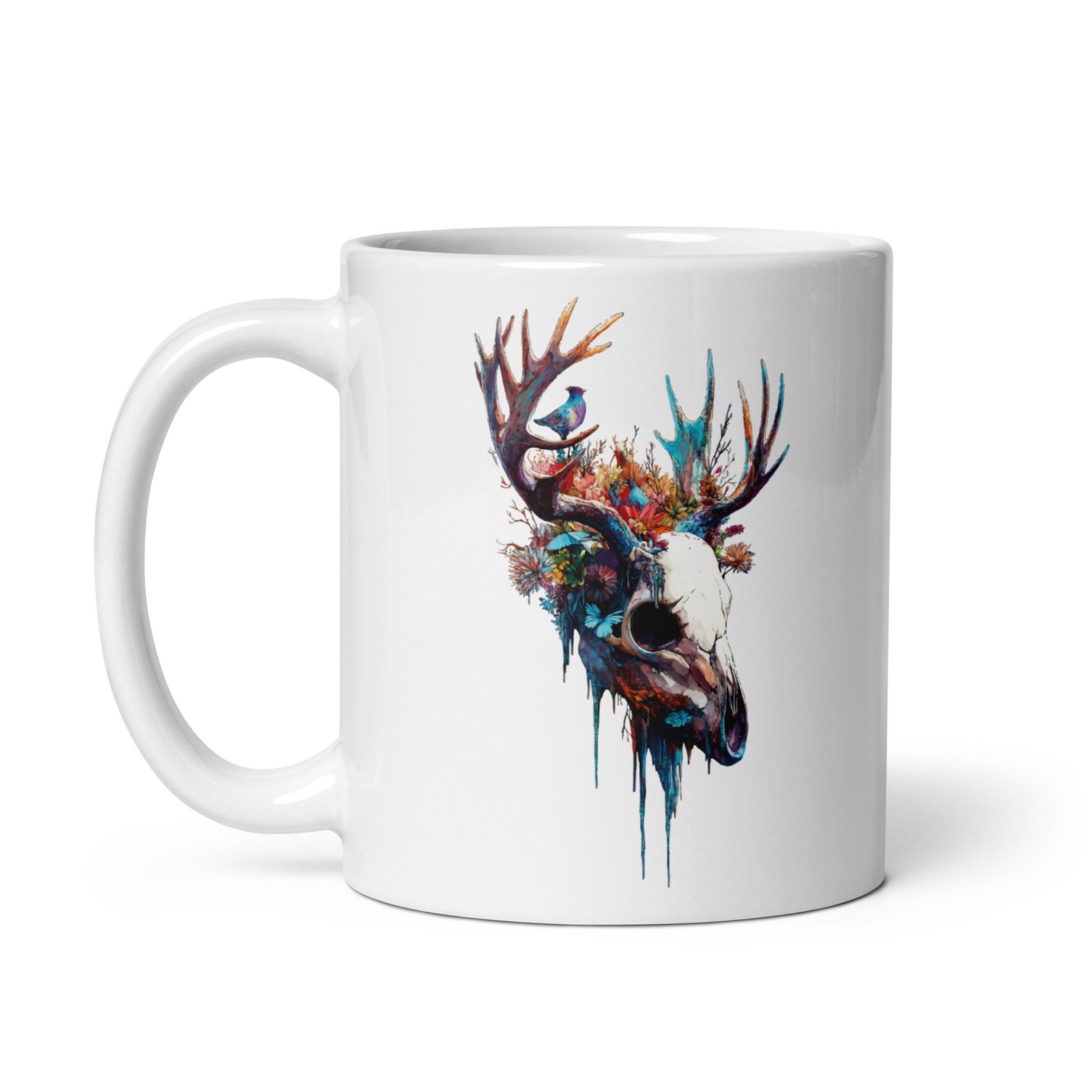 Mug blanc - Dreamy skull – Image 2