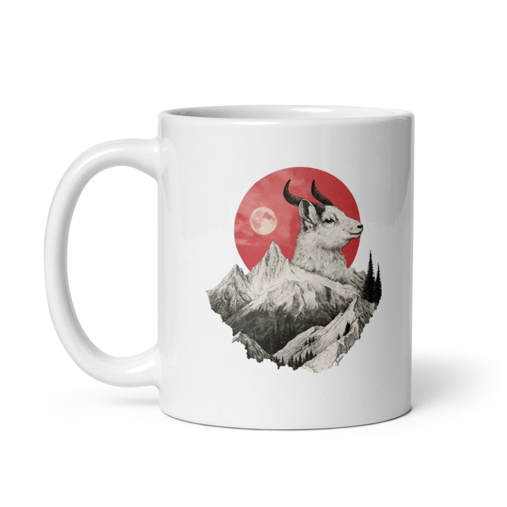 Mug blanc - mountain goat