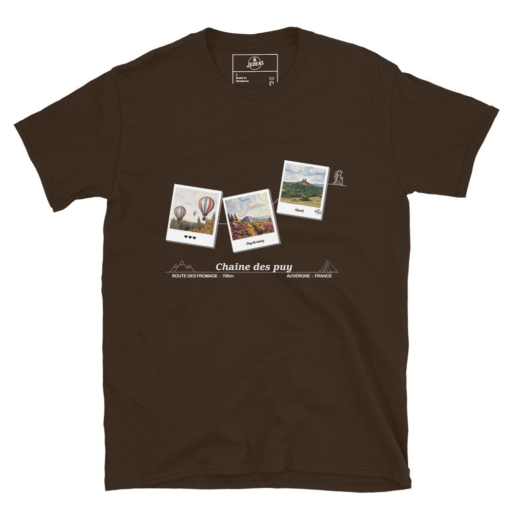 T-shirt unisex - chaine des puys – Image 23