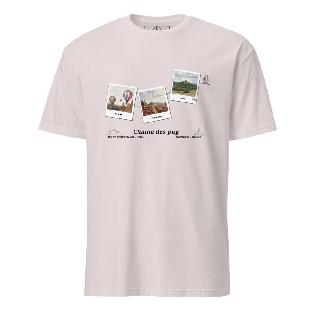 T-shirt unisex - chaine des puys