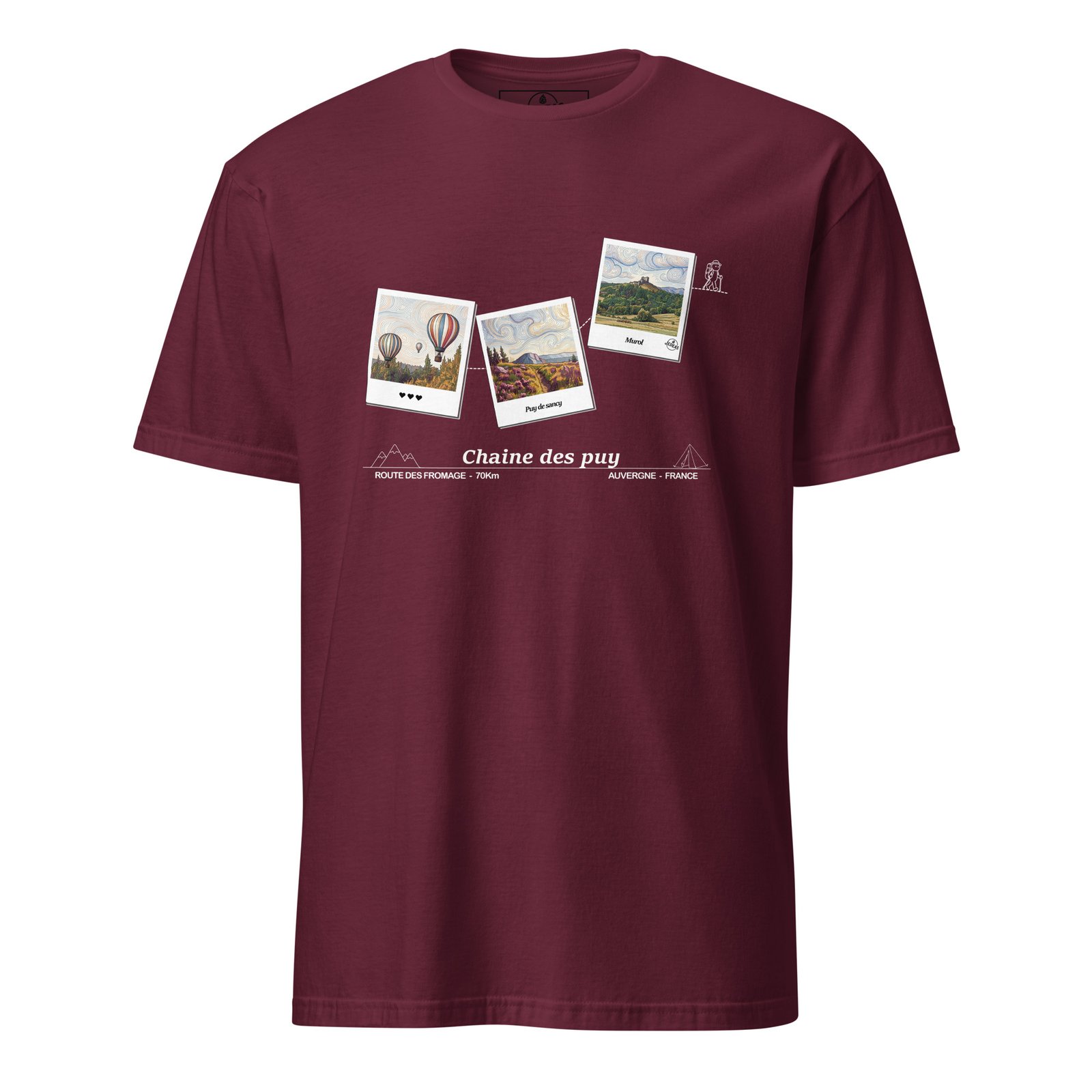 T-shirt unisex - chaine des puys – Image 24