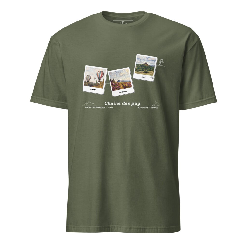 T-shirt unisex - chaine des puys