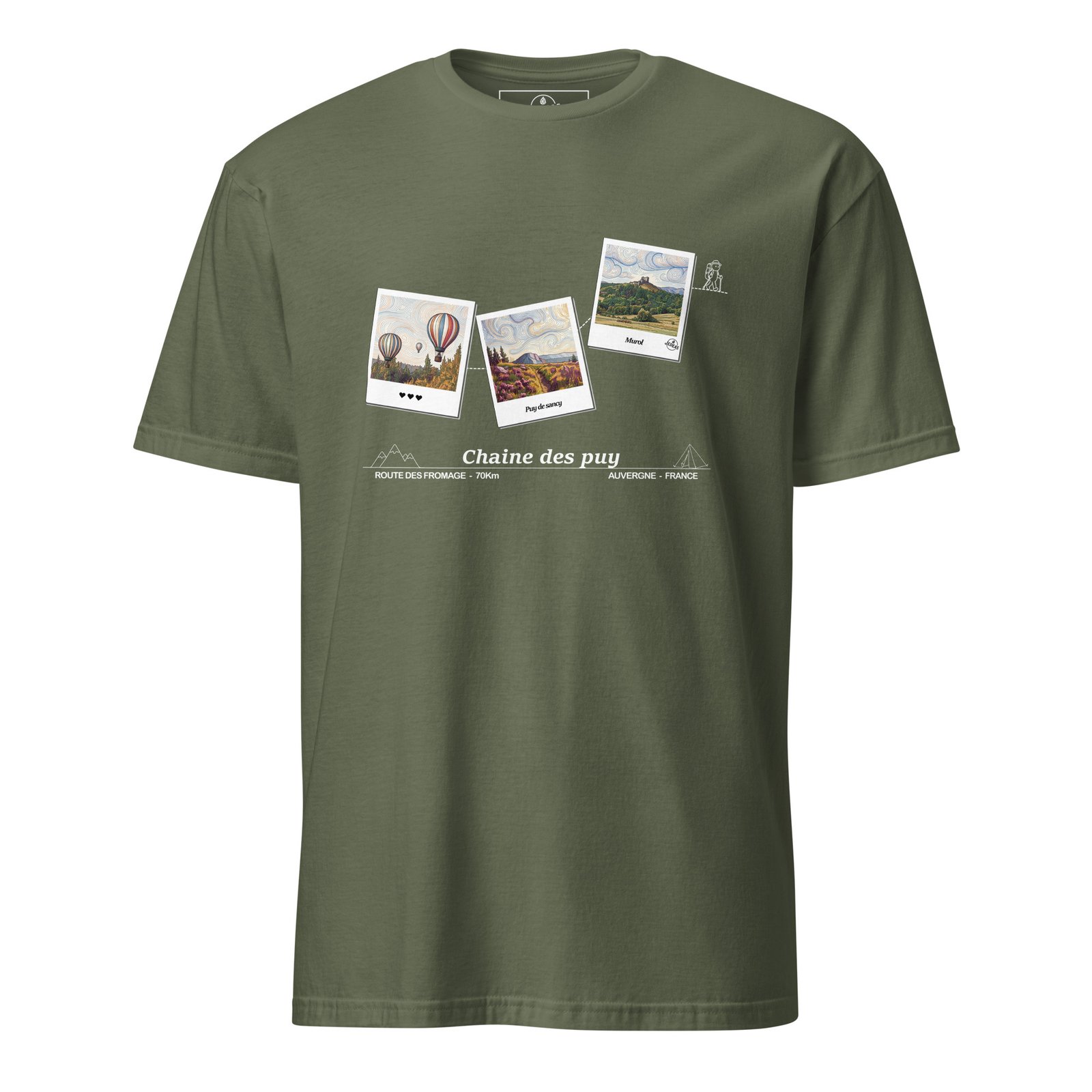 T-shirt unisex - chaine des puys – Image 28