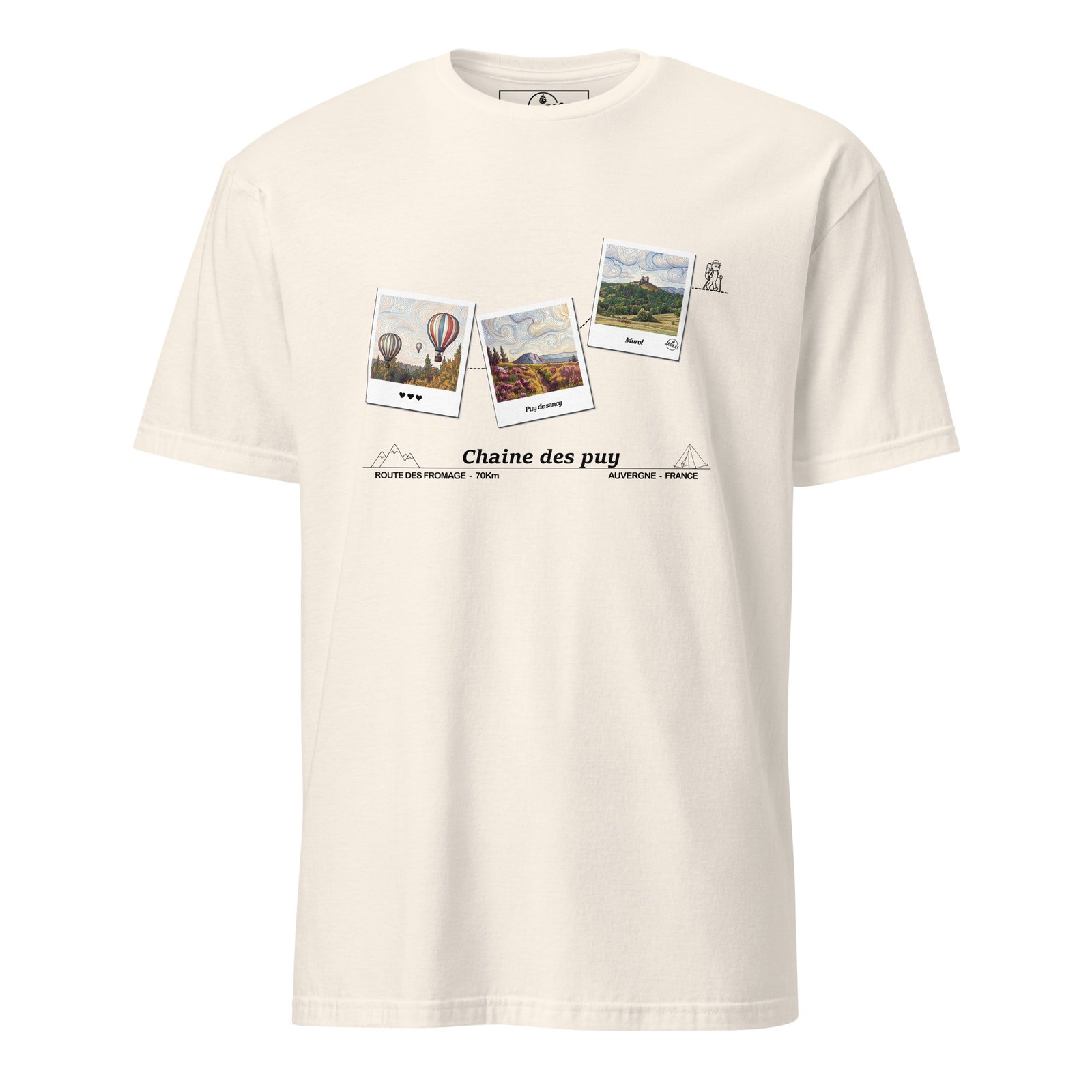 T-shirt unisex - chaine des puys – Image 1