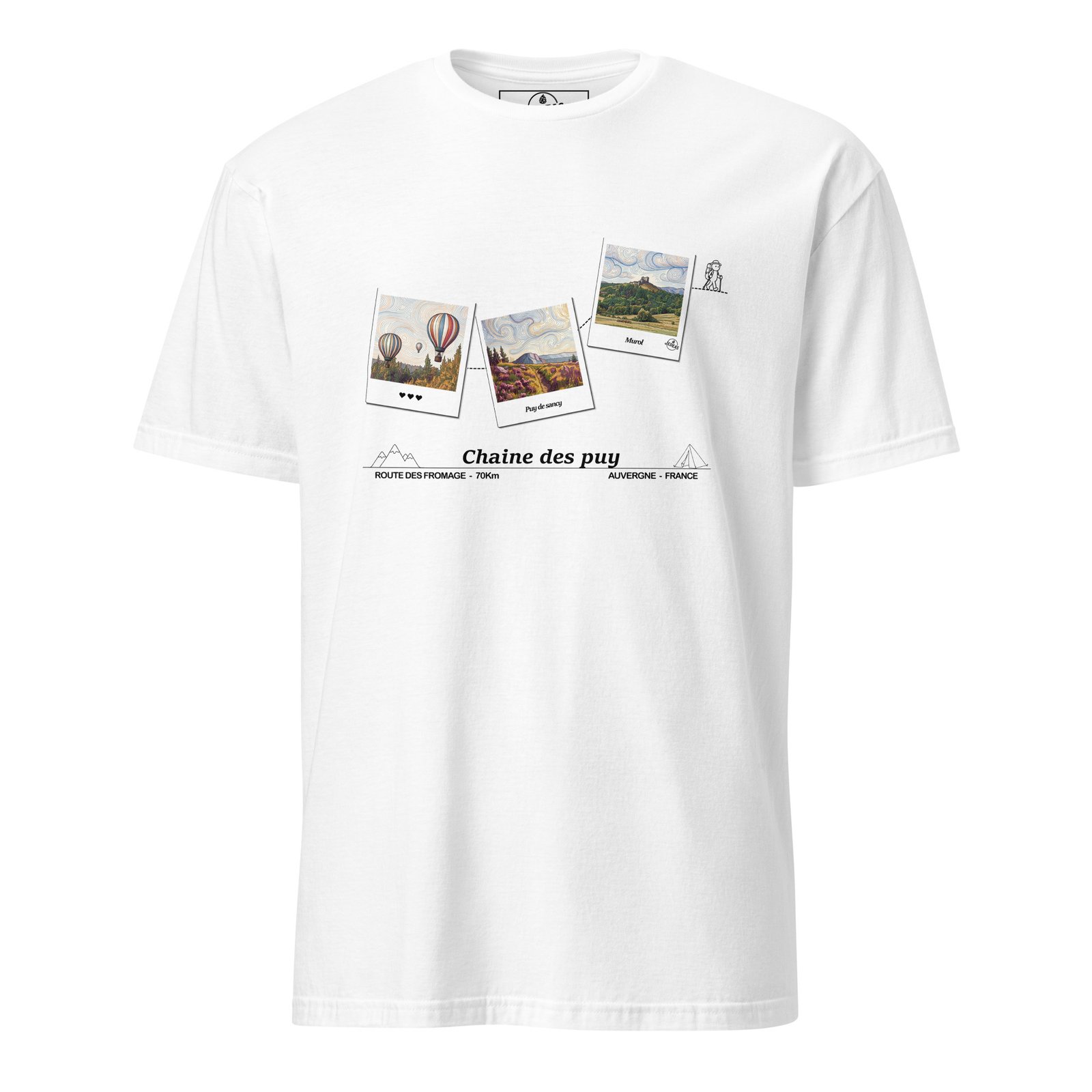 T-shirt unisex - chaine des puys – Image 18